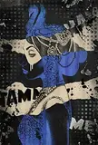 Fin DAC, Odettia - Hammer Blow #2, 2014, unique mixed media, collage and acrylic on Somerset paper