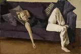 Colin Watson, Girl Resting, oil on canvas