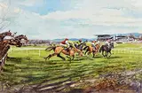 Roy Lyndsay, Leopardstown, 1985, oil on canvas