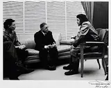 Alberto Korda, Che Guevara, Simone de Beauvoir and Jean Paul Sartre, Havana, 1960, silver gelatin print