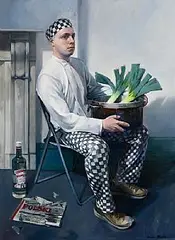 Oisin Roche, The Polish Chef, 2012, oil on canvas