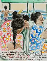 Pauline Bewick, South Seas, 1990, watercolour on paper