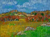 Late Autumn at Carraroe by Desmond Carrick, oil on canvas board, sold Oct 2024