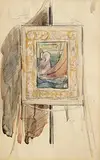 The Studio by Jack Butler Yeats, watercolour and pencil, sold Jul 2024