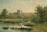 Robert Finlay McIntyre, Blarney Castle, Cork, oil on card