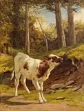 Alfred Grey, Strayed, oil on canvas