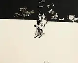 Charles Harper, Evening Walk, mixed media on paper
