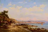 Bernard Fiedler, Adriatic Coast, oil on canvas
