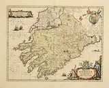 Province Momonia (The Province of Munster) by Peter Schenk & Gerard Valk after Joan Blaeu and Jan Janssonius, hand-coloured map, sold Jul 2024
