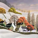 George Callaghan, First Snow, oil on canvas