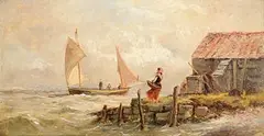 Alexander Williams, Goodbye, 1903, oil on board