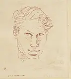 Self Portrait by Louis le Brocquy, print - number 22 from an edition of 75, sold Jul 2024