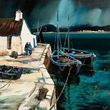 J.P. Rooney, Talking of Changes, oil on board