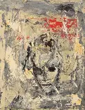 Head by John Kingerlee, oil on card, sold Jul 2024