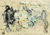 Kilcatherine, Landscape and Figure by John Kingerlee, oil on card, sold Jul 2024