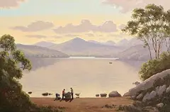 Michael McCarthy, The Stillness of Evening, Killarney Lakes, 2006, oil on board
