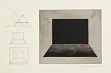Theo McNab, The Room, mixed media on paper