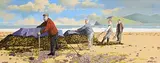 John Francis Skelton, Seaweed Stock, Valentia, Kerry, acrylic on canvas board