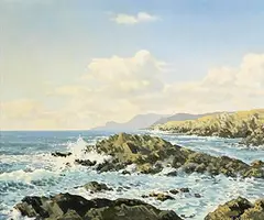 Fergal Nally, Atlantic Swell, oil on canvas