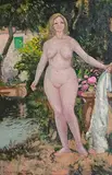 Patrick Leonard, Venus, oil on board