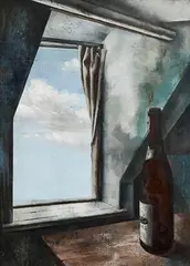 Patrick Hennessy, Room with a View, 1940, oil on board