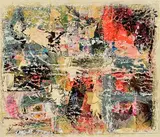 John Kingerlee, SRIK, 2021, oil and collage on board