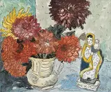 Basil Rakoczi, Still Life and Madonna, oil on board