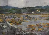 Lilian Lucy Davidson, Seaweed, Cashel Bay, Connemara, oil on board