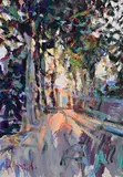 Point of Sunset, Gange by Arthur K. Maderson, oil on board, sold Jun 2024