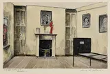 Flora Mitchell, Number 18 Upper Rutland Street, Dublin, watercolour on paper