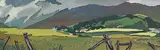 Kitty Wilmer O'Brien, West of Ireland Landscape, gouache on board