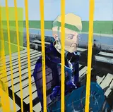 Peter Bradley, Alpha, oil on canvas