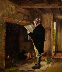 The Land League by 19th Century Irish School, oil on canvas, sold Jun 2024