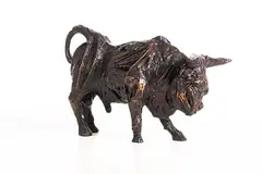 John Behan, Sheriff Street Bull, bronze - from an edition of 9