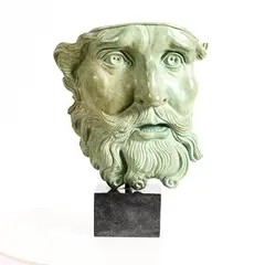 Rory Breslin, Brian Boru, bronze on a limestone base - numbered 2 from an edition of 3