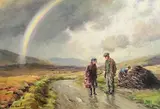 The Rainbow by Charles McAuley, oil on canvas, offered Jun 2024
