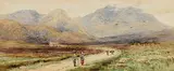 Alexander Williams, On the Road from Louisberg to Killea, Co. Mayo, watercolour on paper
