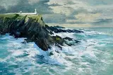Annemarie Bourke, Galley Head, oil on canvas