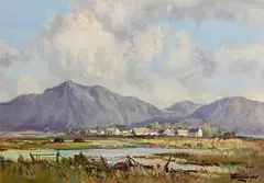 The Rosses, Co. Donegal by Rowland Hill, oil on board, sold Jun 2024