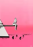 Bambi, Diana With the Sharks (Pink Gradient), hand-pulled silkscreen - number 48 from an edition of 50