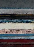 Michael Hales, The Darkest of Days, 2023, encaustic and oils on birch ply