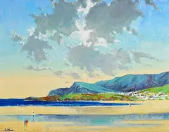 From Slievemore to Achill Head by Alex McKenna, oil on canvas, sold Jun 2024