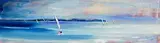 Paula McKinney, Summer Sailing, oil on board