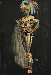 Percy Anderson, Costume Design, gouache on paper