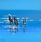 Summer Reflections by John Morris, oil on board, sold Jun 2024