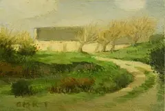 Alexander McKenzie, Road Near Ballinskelligs, 2001, oil on board