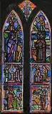 Evie Hone, Stained Glass Study, gouache on paper