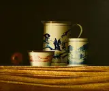 Martin Mooney, Still Life with Blue Patterned Jug