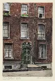 Flora Mitchell, No. 18 Rutland Street, Dublin, watercolour and pen on paper