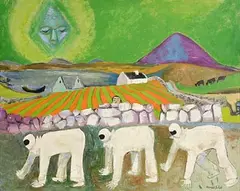Gerard Dillon, The Unassuming, 1967, oil on canvas